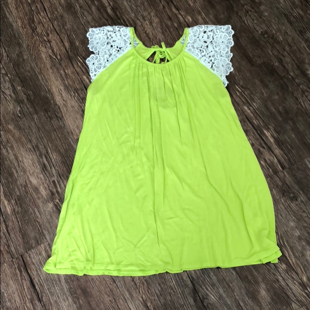 Bright Yellow/Green Dress
